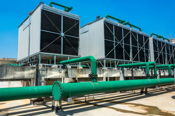 Sistema de ar condicionado central chiller